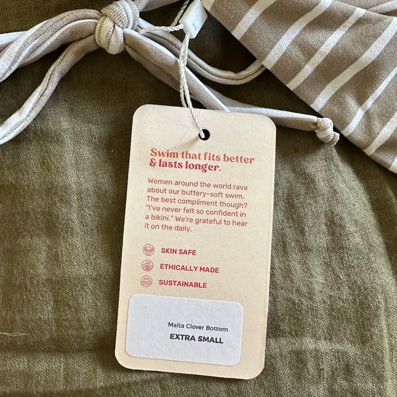 Women’s Midori striped bikini matching set - Picture 8 of 10